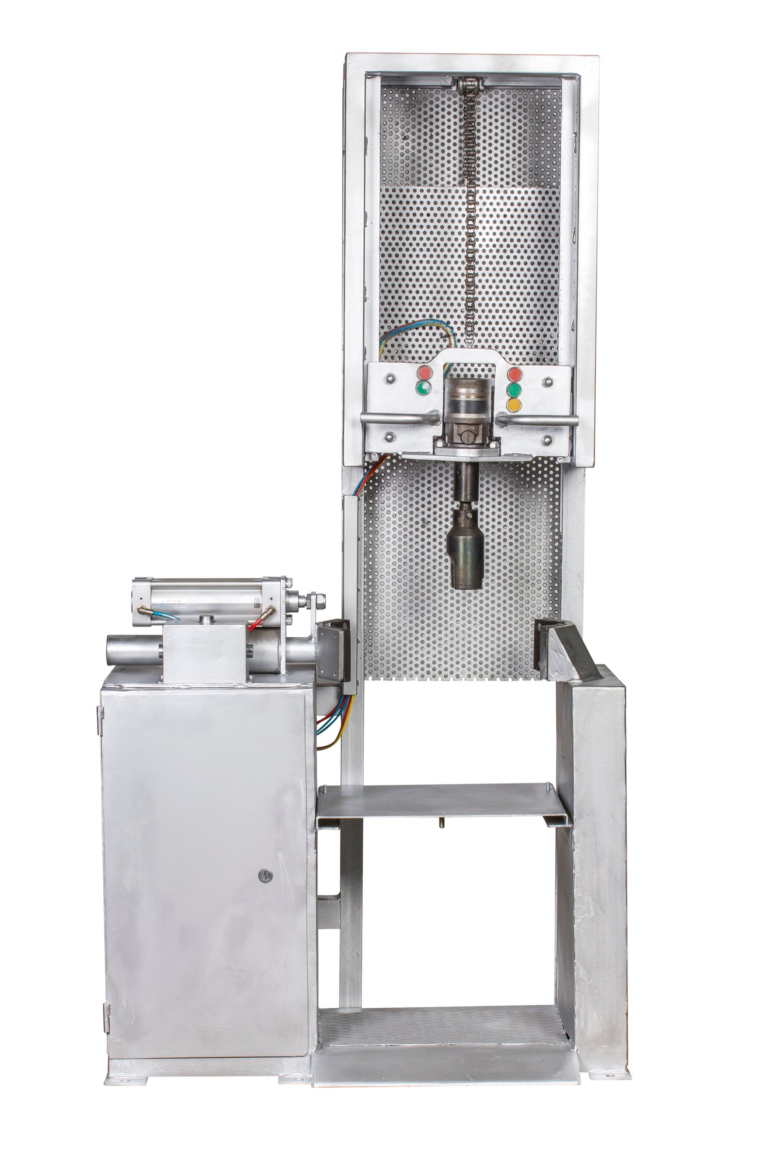 Valve changing machine